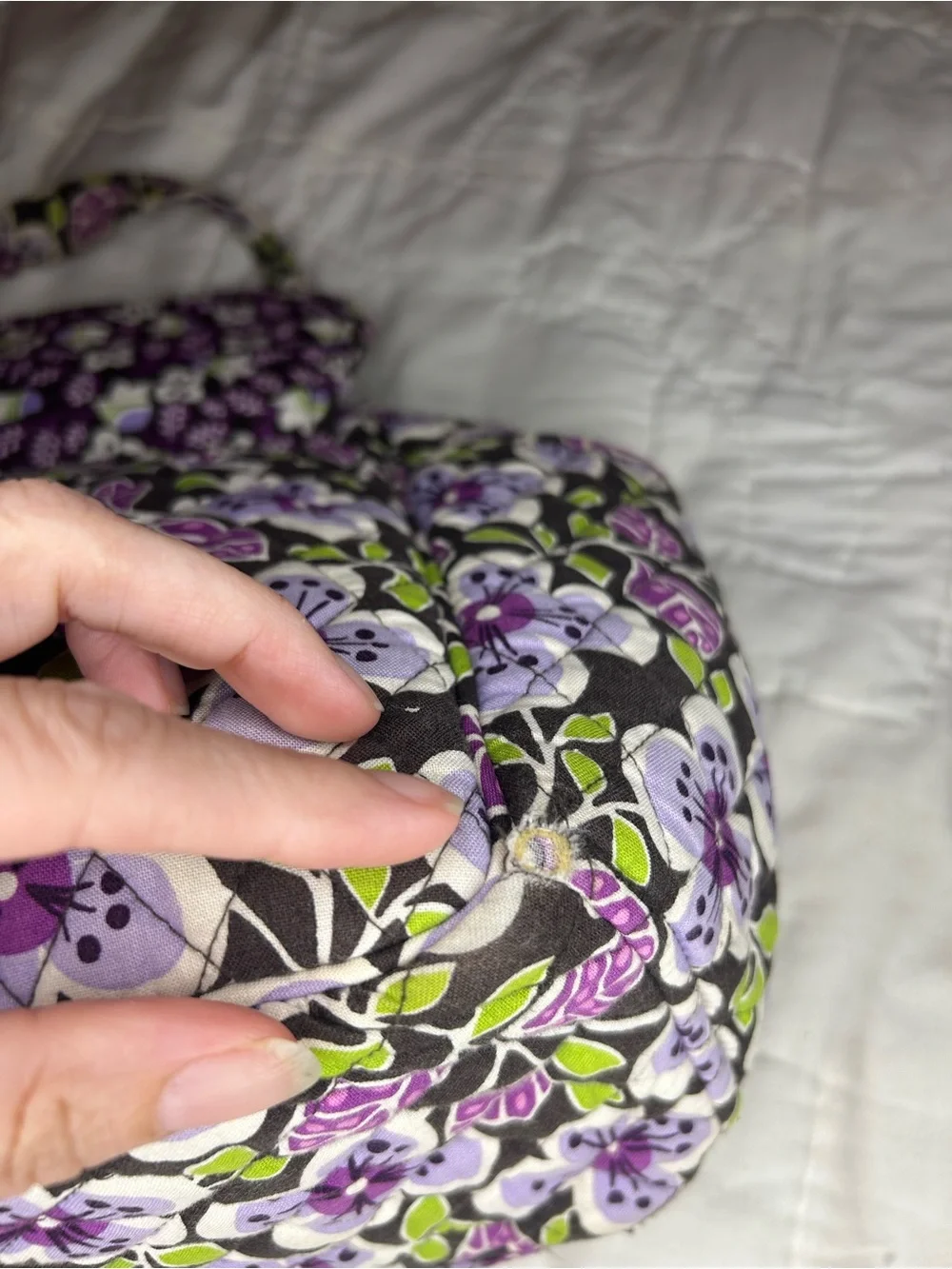 Vera Bradley Plum Point Quilted diaper bag